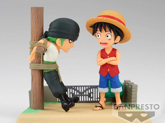 One Piece World Collectable Figure Log Stories Monkey D. Luffy and Roronoa Zoro *Pre-Order* 