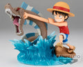 One Piece World Collectable Figure Log Stories Monkey D. Luffy vs Local Sea Monster *Pre-Order* 