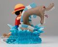 One Piece World Collectable Figure Log Stories Monkey D. Luffy vs Local Sea Monster *Pre-Order* 