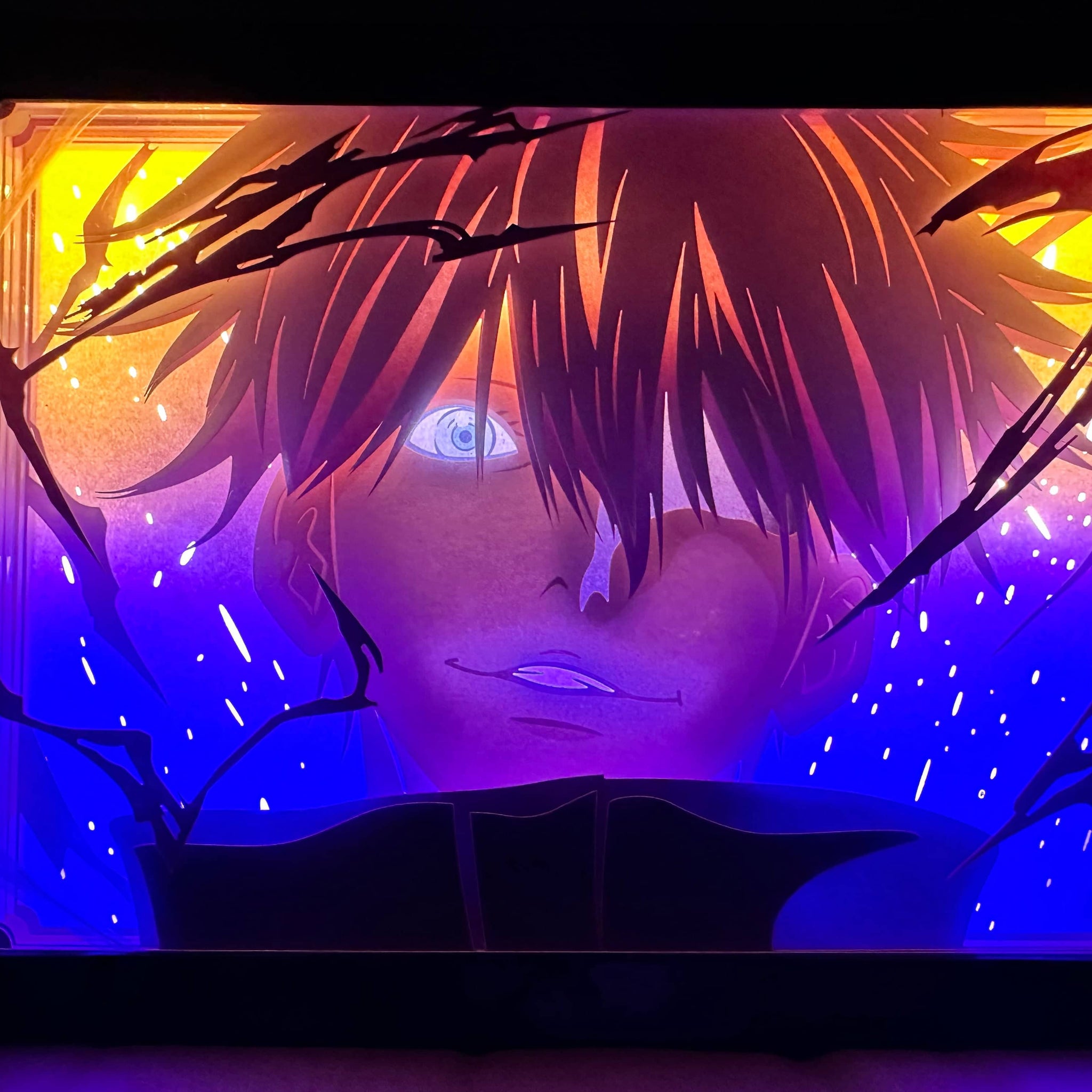 3D Anime Paper Cut Light Box 