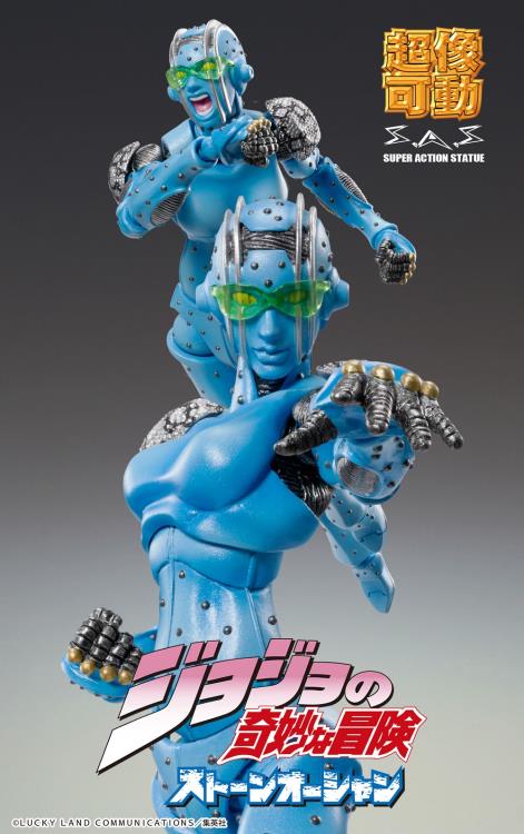 Jojo'S Bizarre Adventure Part 6 - Stone Ocean: Stone Free - Super Action Statue (Medicos) *Pre-Order* 