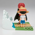 One Piece World Collectable Figure Log Stories Monkey D. Luffy & Shanks *Pre-Order* 