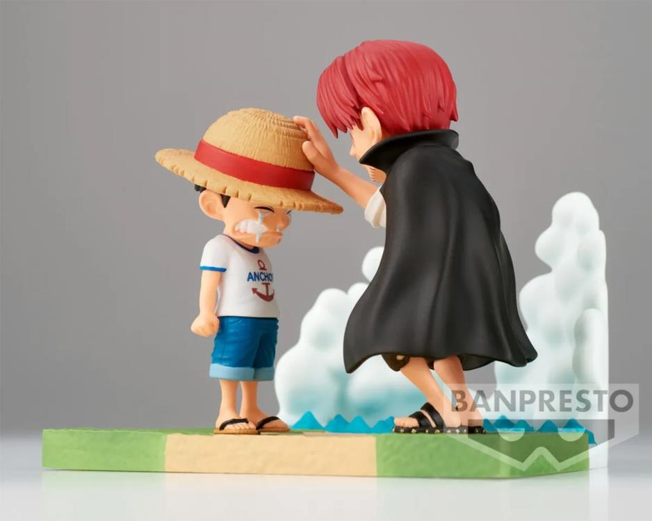 One Piece World Collectable Figure Log Stories Monkey D. Luffy & Shanks *Pre-Order* 